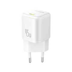 Адаптер питания Baseus PicoGo GaN 1C 45W White (P10176800213-00)