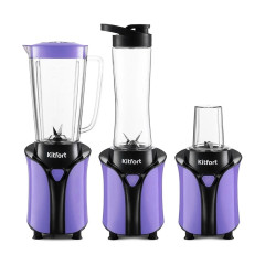 Стационарный блендер Kitfort КТ-3034-1 «3 в 1» фиолетовый
