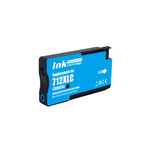Струйный картридж NV Print 712 (NV-3ED67A) Cyan для HP DJ T210/T630 (29 мл) совместимый