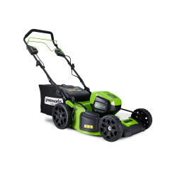 Газонокосилка аккумуляторная Greenworks 2502907UBB 60V 46 см самоходная бесщеточная c 1хАКБ 4Ач и ЗУ