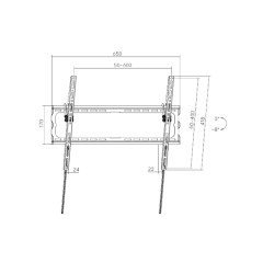 Кронштейн XG WB-3786T для ТВ и мониторов 37"-86"