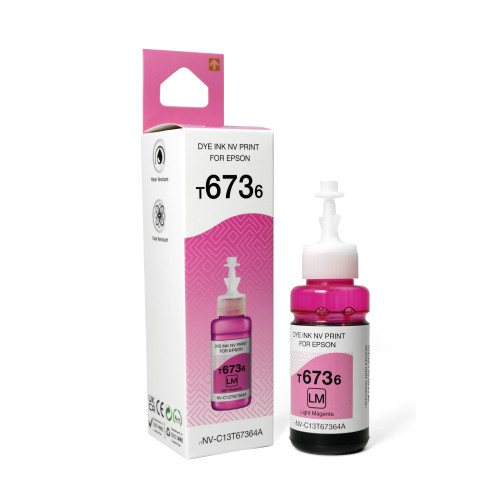 Чернила T6736 (NV-C13T67364A) для аппаратов Epson (70 ml) Light Magenta совместимые