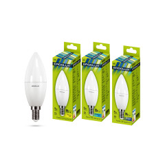 Эл. лампа светодиодная Ergolux LED-C35-9W-E14-6K, Дневной
