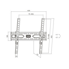 Кронштейн XG WA-3275T для ТВ и мониторов, 32"-75"