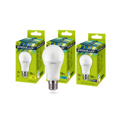 Эл. лампа светодиодная Ergolux LED-A60-17W-E27-3K, Тёплый