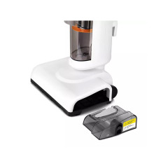 Проводной вертикальный паровой пылесос Kitfort КТ-5157-2 "2 в 1" бело-оранжевый