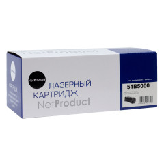 Тонер-картридж NetProduct (N-51B5000) для Lexmark MS/MX317/417/517/617, 2,5K